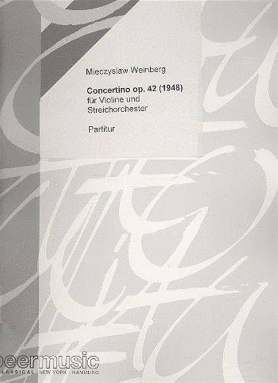 Concertino Op. 42 String Orchestra scores gallery preview page 1
