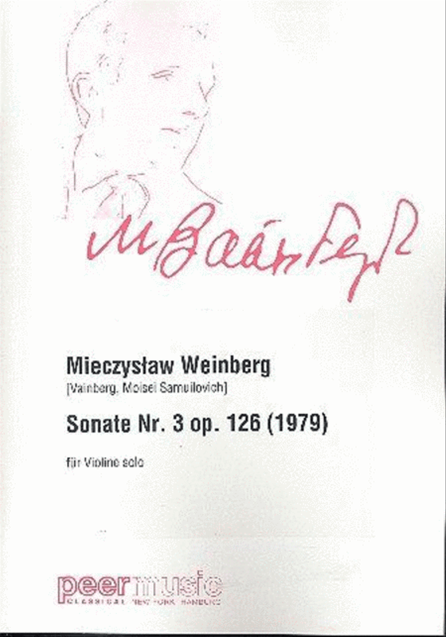 Sonate Nr. 3 Op. 126 Violin Solo scores gallery preview page 1