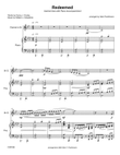 REDEEMED - CLARINET SOLO with Piano Accompaniment