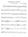 Mozart Symphony No. 40 in G minor, Movement 1 Trumpet 1 only