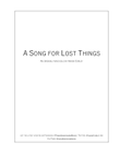 Song for Lost Things, A