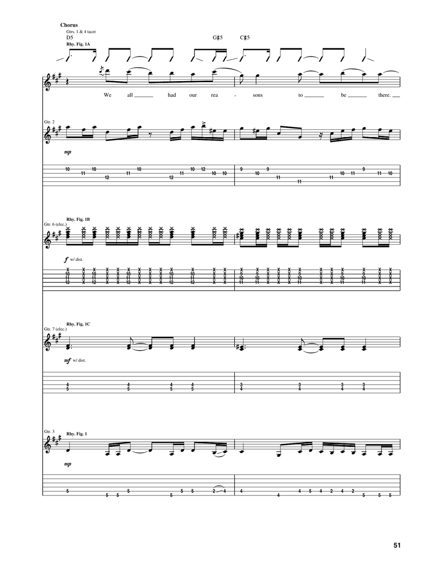 Forgiven Forgiven Acoustic Guitar scores gallery preview page 5