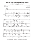 The King Shall Come (with "Come, Thou Long-Expected Jesus") (Unison choir) mini preview