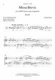 Missa Brevis (Downloadable)