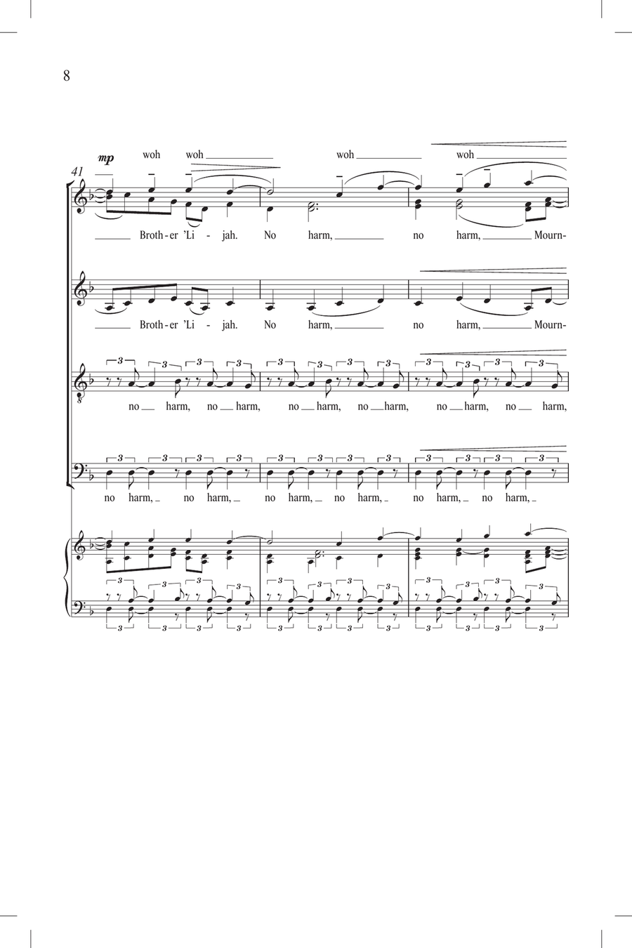 Poor Mourner Got a Home at Last (Downloadable) Divisi scores gallery preview page 7