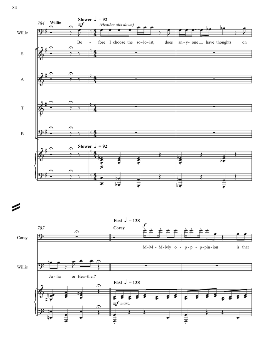 I Choose the Soloist from Choir Practice Choir scores gallery preview page 2