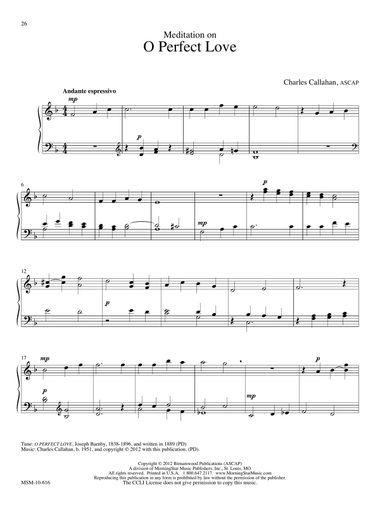 Meditation on O Perfect Love