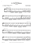 In Thee Is Gladness (Setting II)