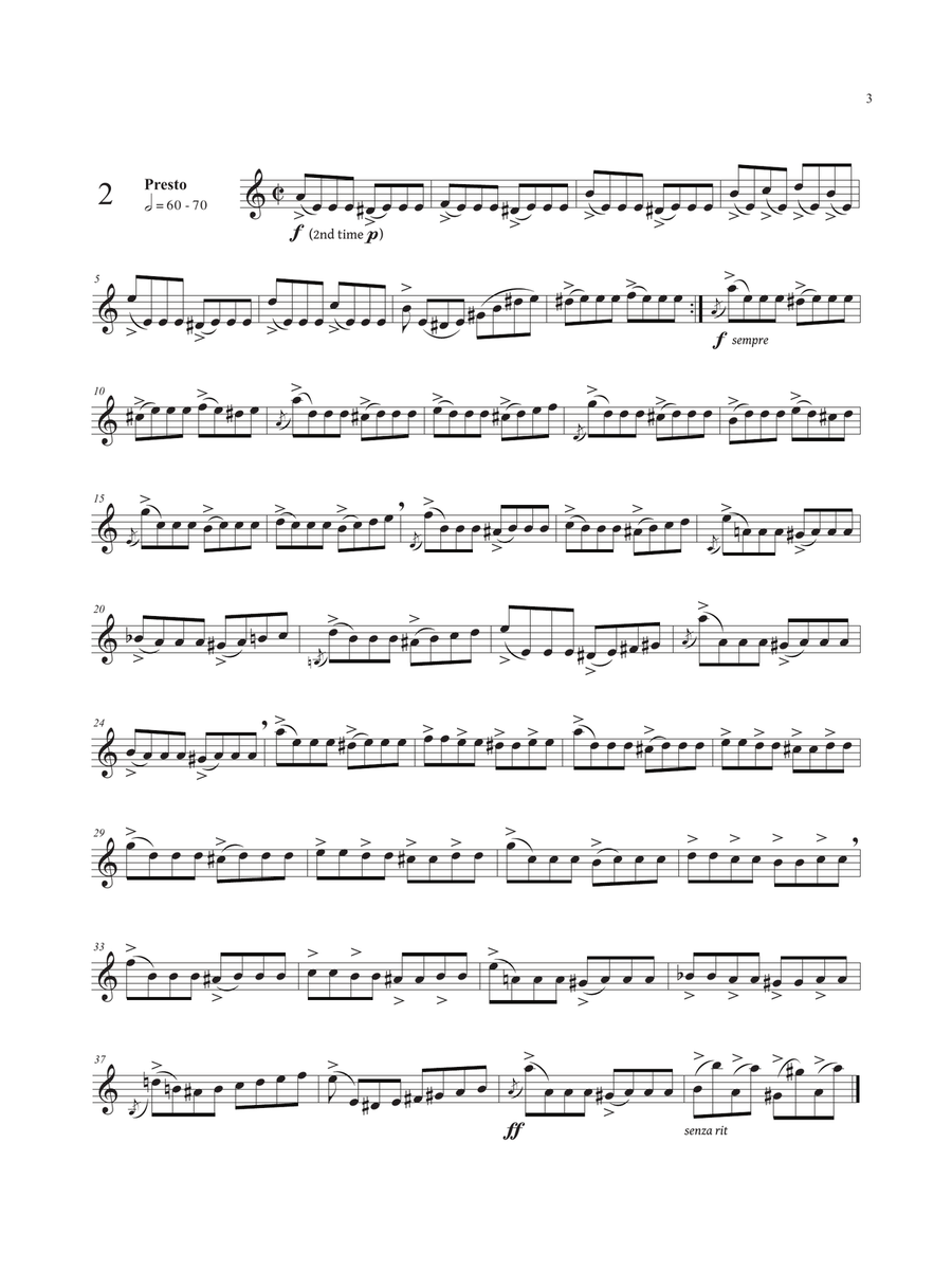 Caprice Variations Flute Solo scores gallery preview page 3