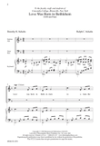 Love Was Born in Bethlehem (Downloadable)