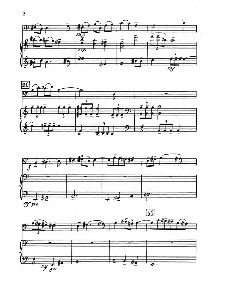 Suite Suite Double Bass scores gallery preview page 2