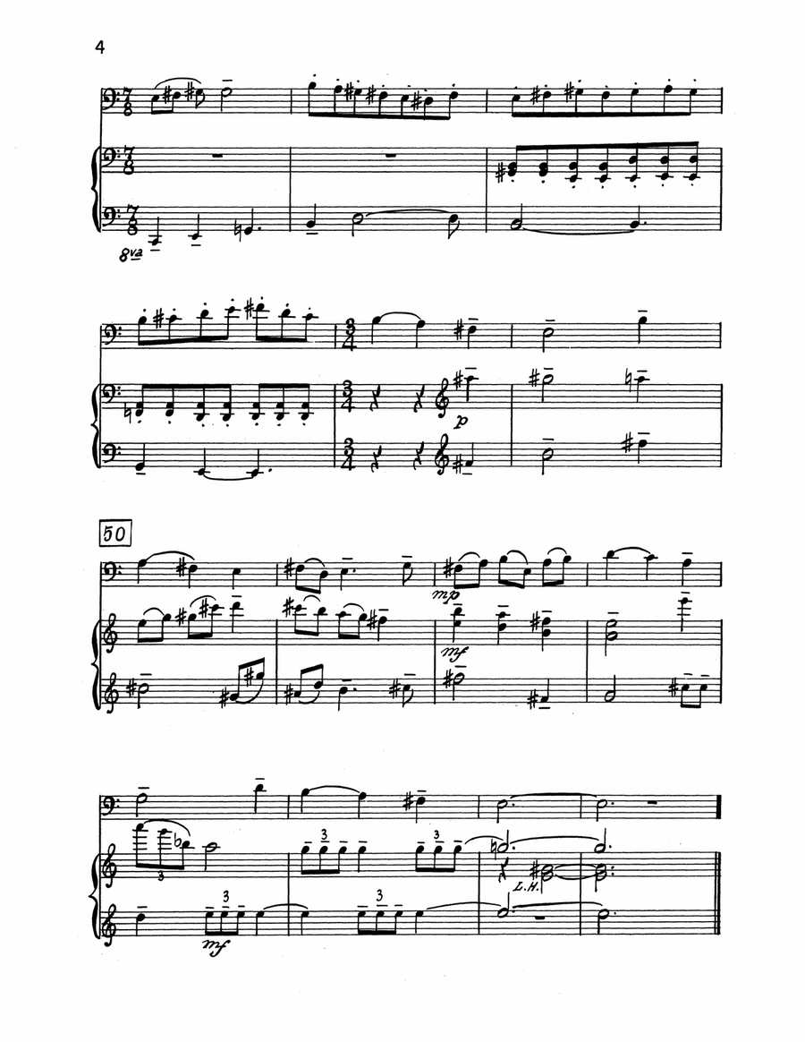 Suite Suite Double Bass scores gallery preview page 4