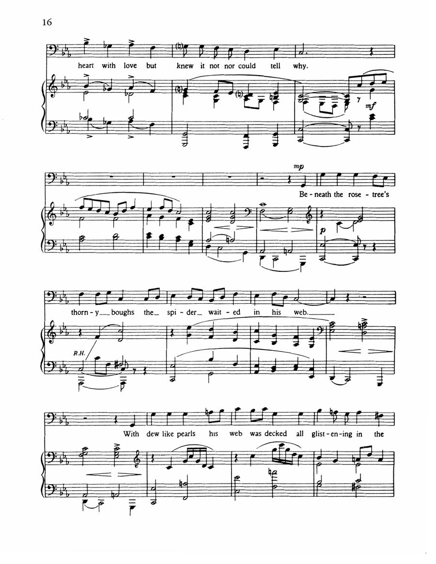 Ballad from He Who Gets Slapped (Pantaloon) Baritone Voice scores gallery preview page 4