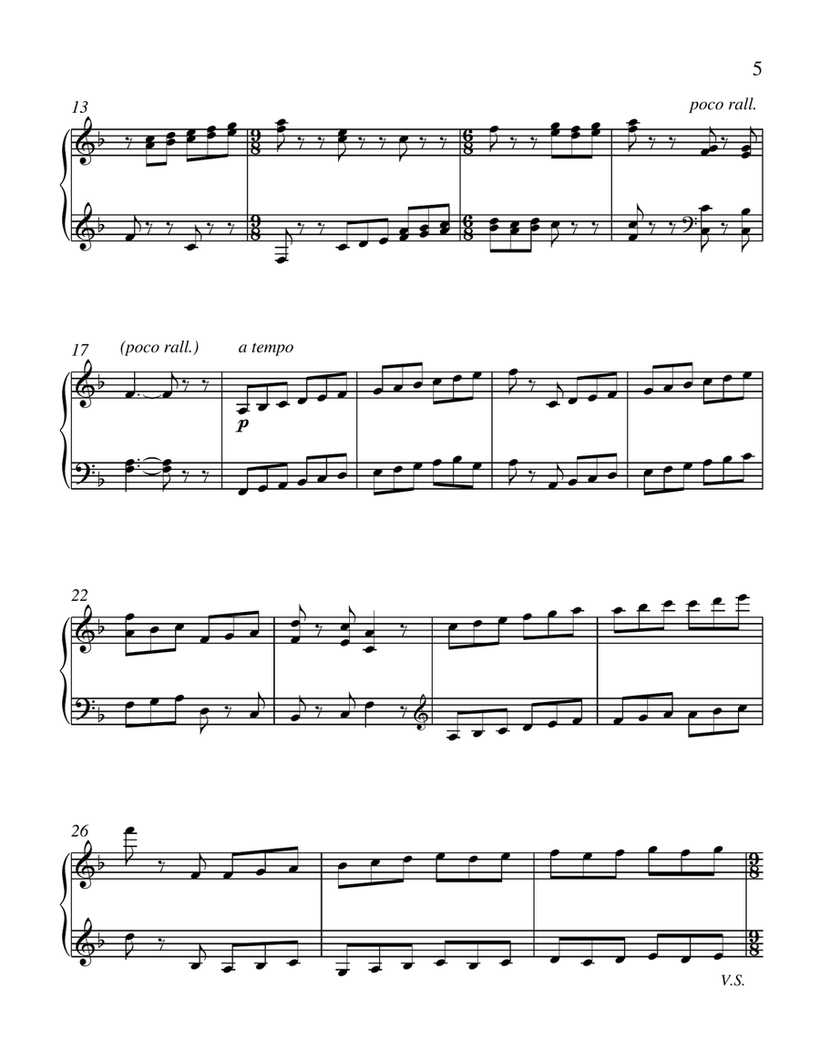 Carols of the Nativity (Downloadable Complete Harp Part) Choir scores gallery preview page 5