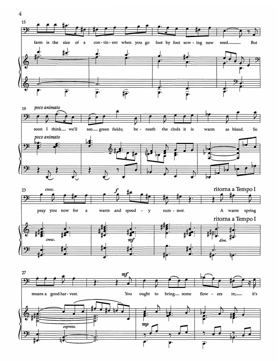 It's a Good Time Is Springtime from The Crucible Baritone Voice scores gallery preview page 3