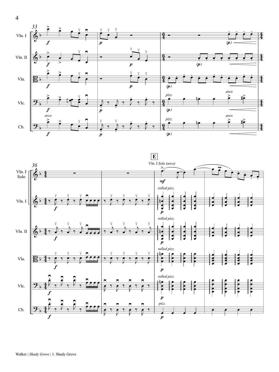 Shady Grove: and Other Songs from the Appalachian Mountains (Downloadable Additional Full Score) Score scores gallery preview page 5