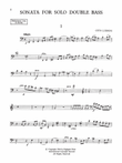 Sonata for Double Bass
