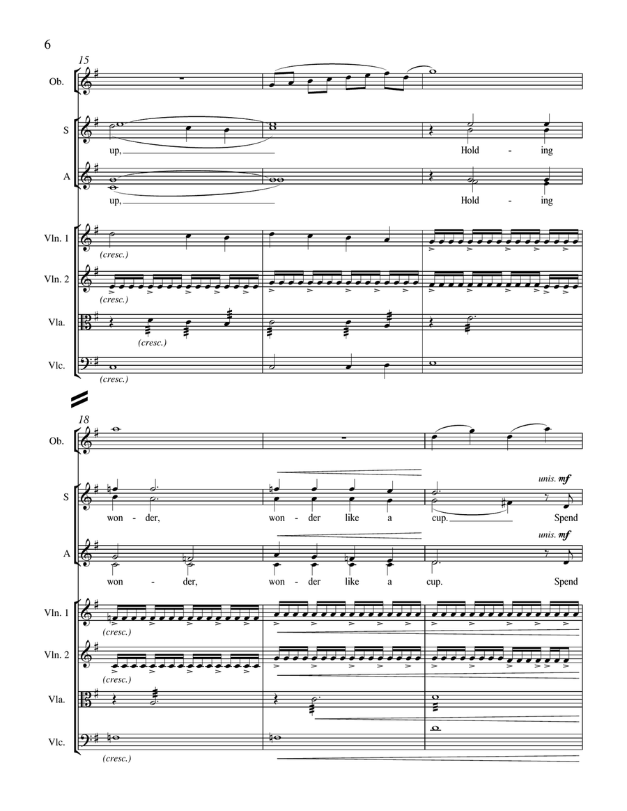 Spend All You Have On Loveliness from For a Breath of Ecstasy (Downloadable Full Score) Choir scores gallery preview page 4