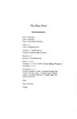 The Blue Hour (Downloadable Additional Orchestra Score)