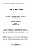 The Crucible (Downloadable Libretto)