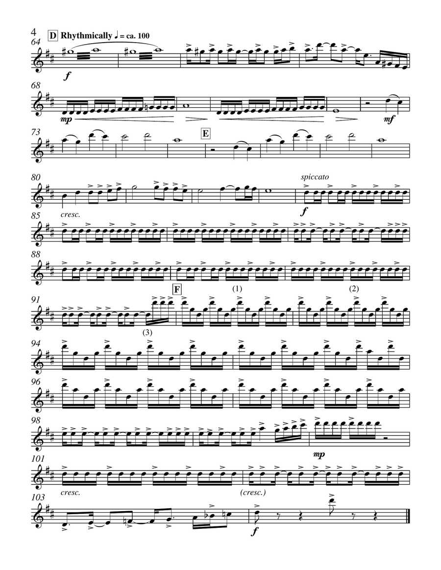 Wealth Enough for Me from For a Breath of Ecstasy (Downloadable String Parts) Choir scores gallery preview page 3