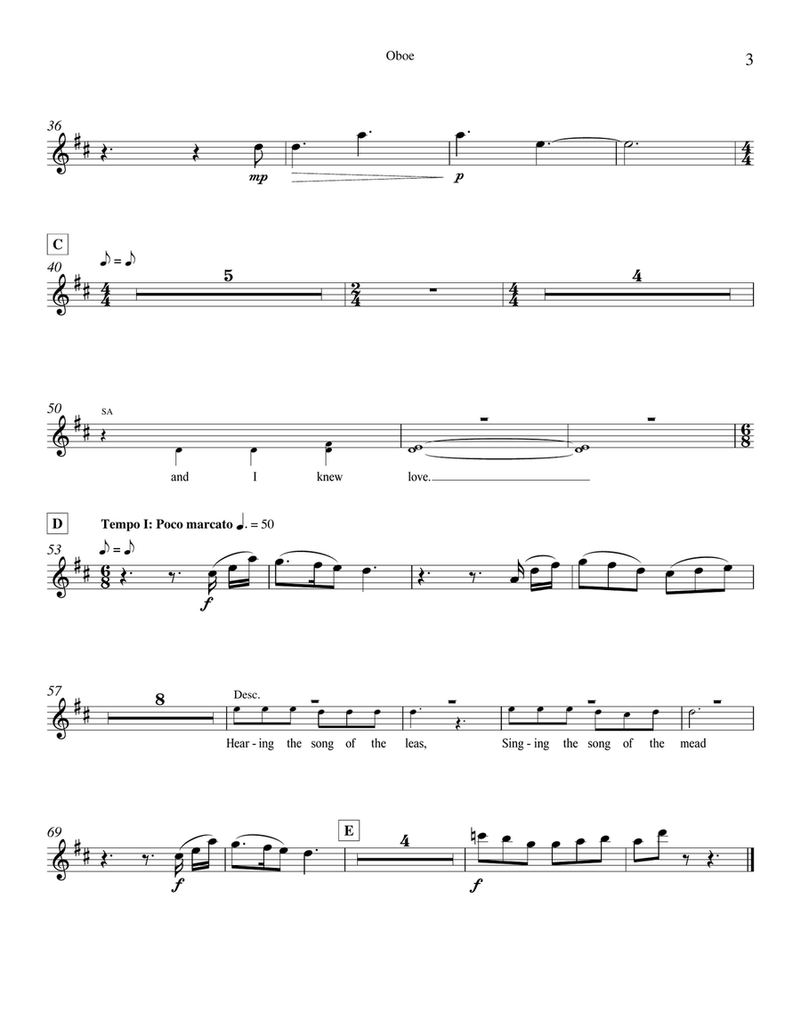 Spring Carol (Downloadable Instrumental Parts) Choir scores gallery preview page 3