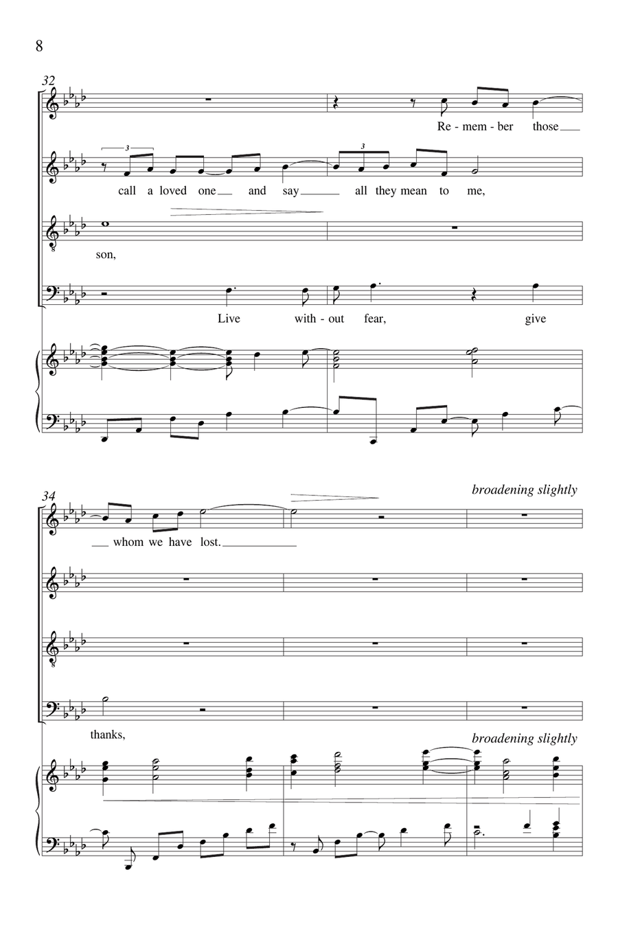 Today I will Today I will 4-Part scores gallery preview page 7