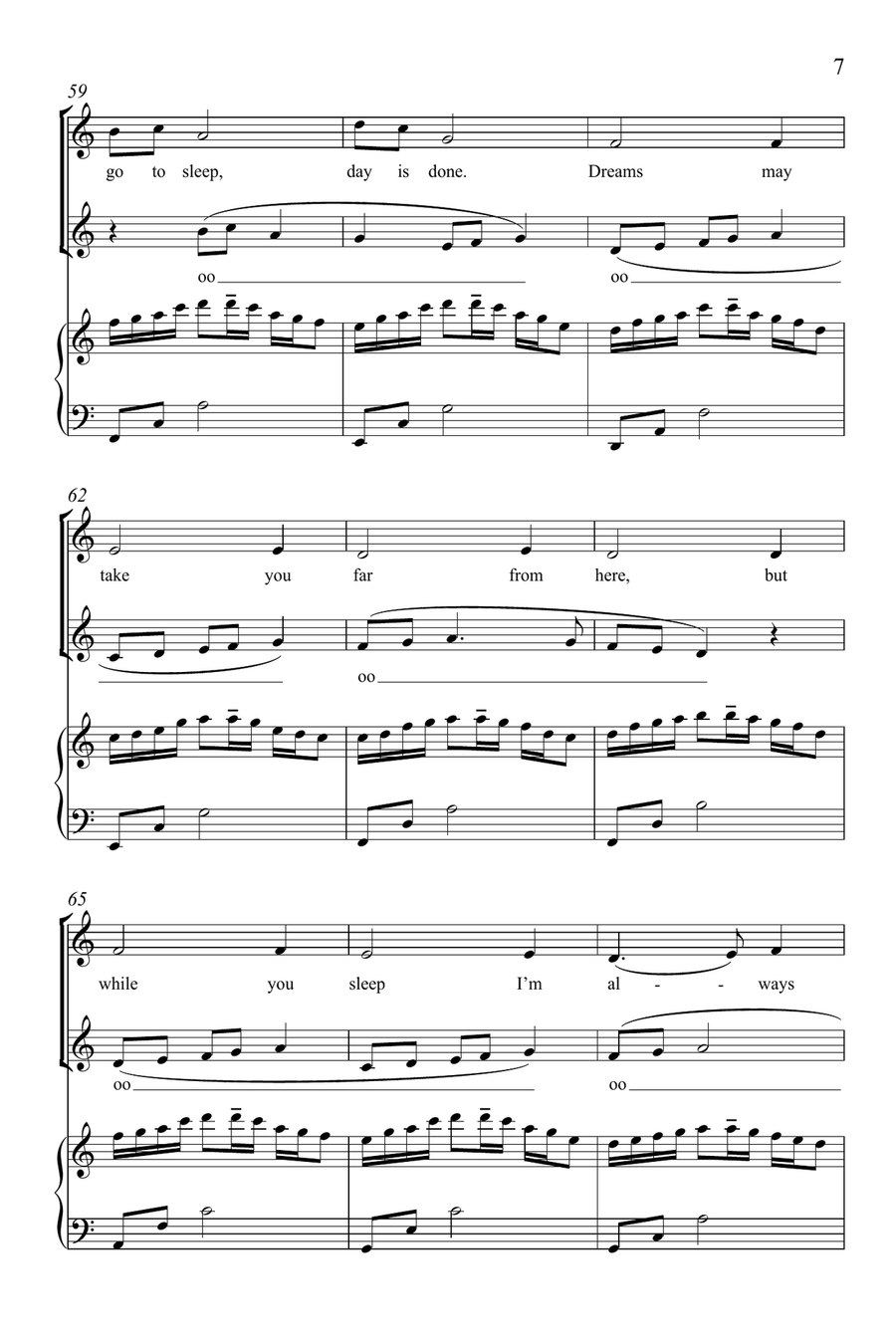 Lullaby for a Little One (Downloadable) 2-Part scores gallery preview page 6