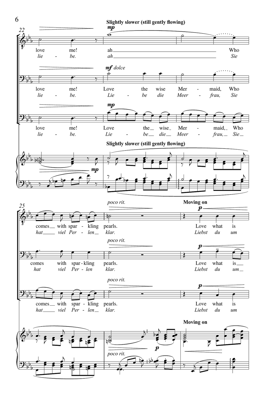 If You Love for Beauty 3-Part scores gallery preview page 5