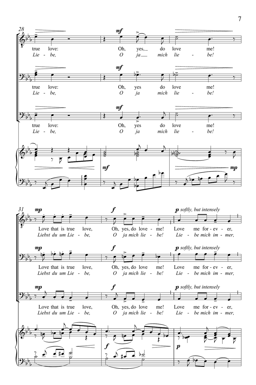 If You Love for Beauty 3-Part scores gallery preview page 6