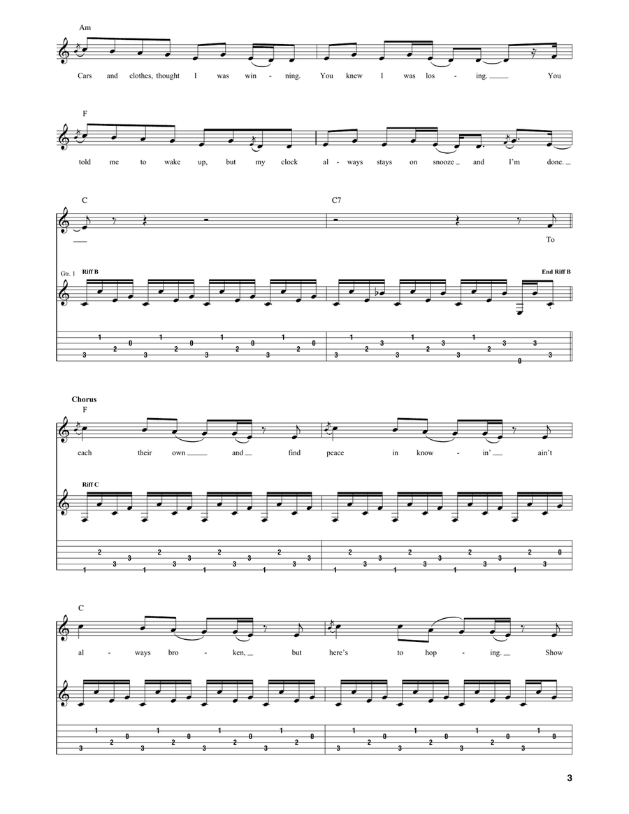 Feeling Whitney Feeling Whitney Acoustic Guitar scores gallery preview page 3