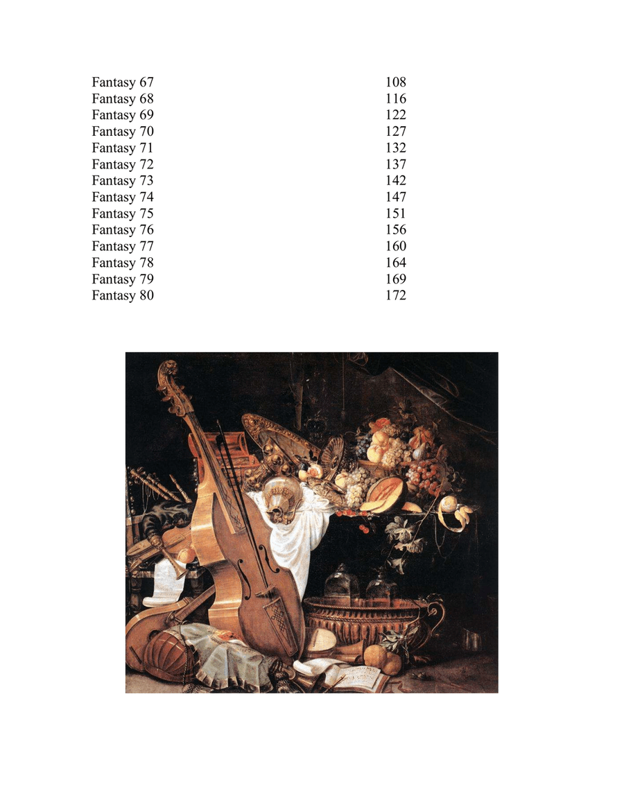 Elias Mertel - Hortus Musicalis Novum, the Fantasies, Volume 2 Transcribed for Baritone Ukulele Small Ensemble scores gallery preview page 3