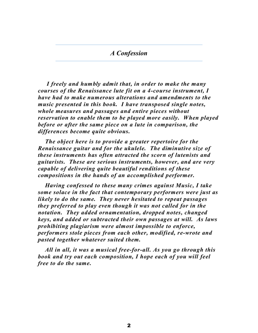 Elias Mertel - Hortus Musicalis Novum, the Fantasies, Volume 2 Transcribed for Baritone Ukulele Small Ensemble scores gallery preview page 5