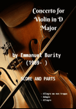 Concerto for Violin in D Major by Emmanuel Burity (1969- )