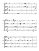 Alleluia surrexit Dominus (Easter anthem) arranged for recorder quartet Small Ensemble scores gallery preview page 3
