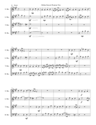 Alleluia surrexit Dominus (Easter anthem) arranged for recorder quartet Small Ensemble scores gallery preview page 4