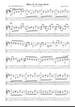 Waltz in the rain for solo guitar with TAB