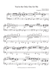 You're the Only One for Me (solo piano)