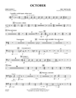 October - Percussion 2 (arr. Paul Lavender)