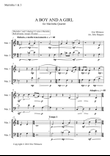A Boy And A Girl for Marimba Quartet (arr. Joby Burgess) - MARIMBA 1 & 3