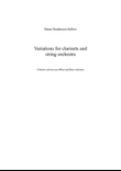 Variations for clarinets and string orchestra