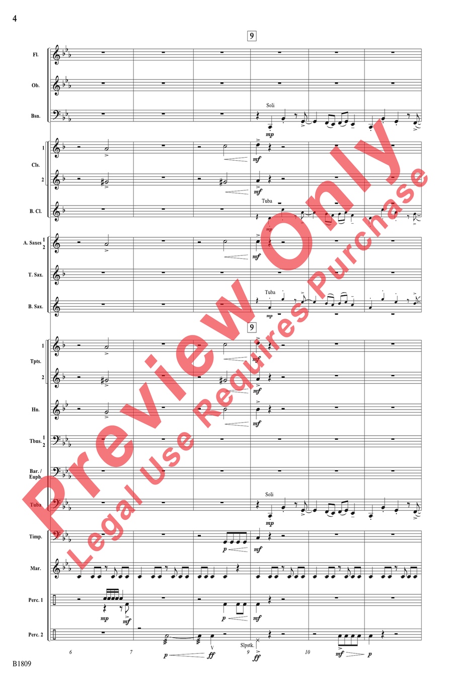 Tripwire Tripwire Concert Band scores gallery preview page 4
