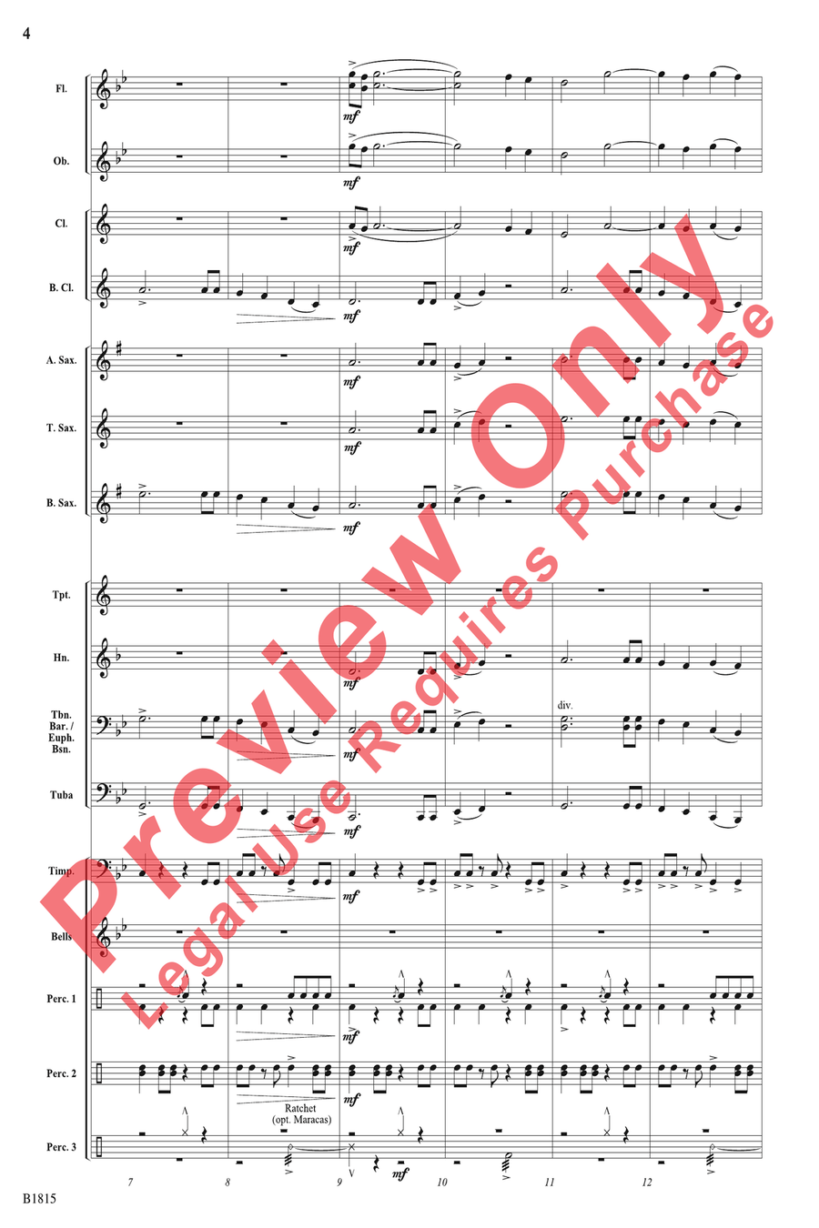 Rust Belt Rust Belt Concert Band scores gallery preview page 4