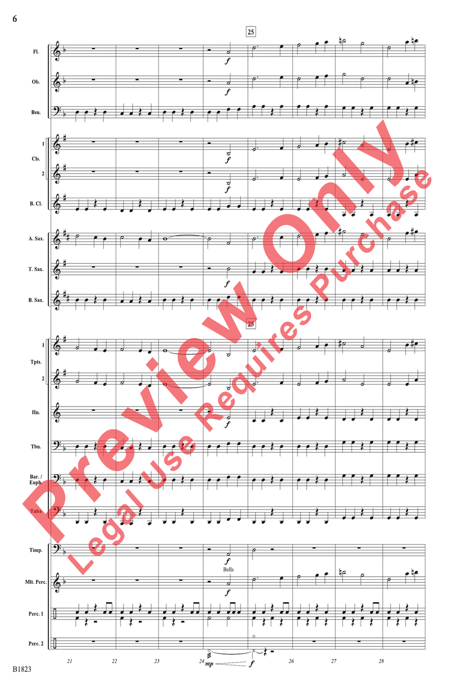Storm Storm Concert Band scores gallery preview page 6