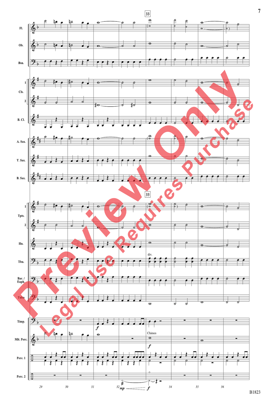 Storm Storm Concert Band scores gallery preview page 7