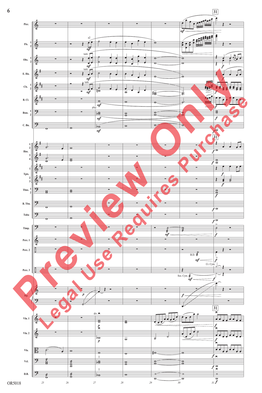 Alpha and Omega by Soon Hee Newbold Full Orchestra - Sheet Music page 6