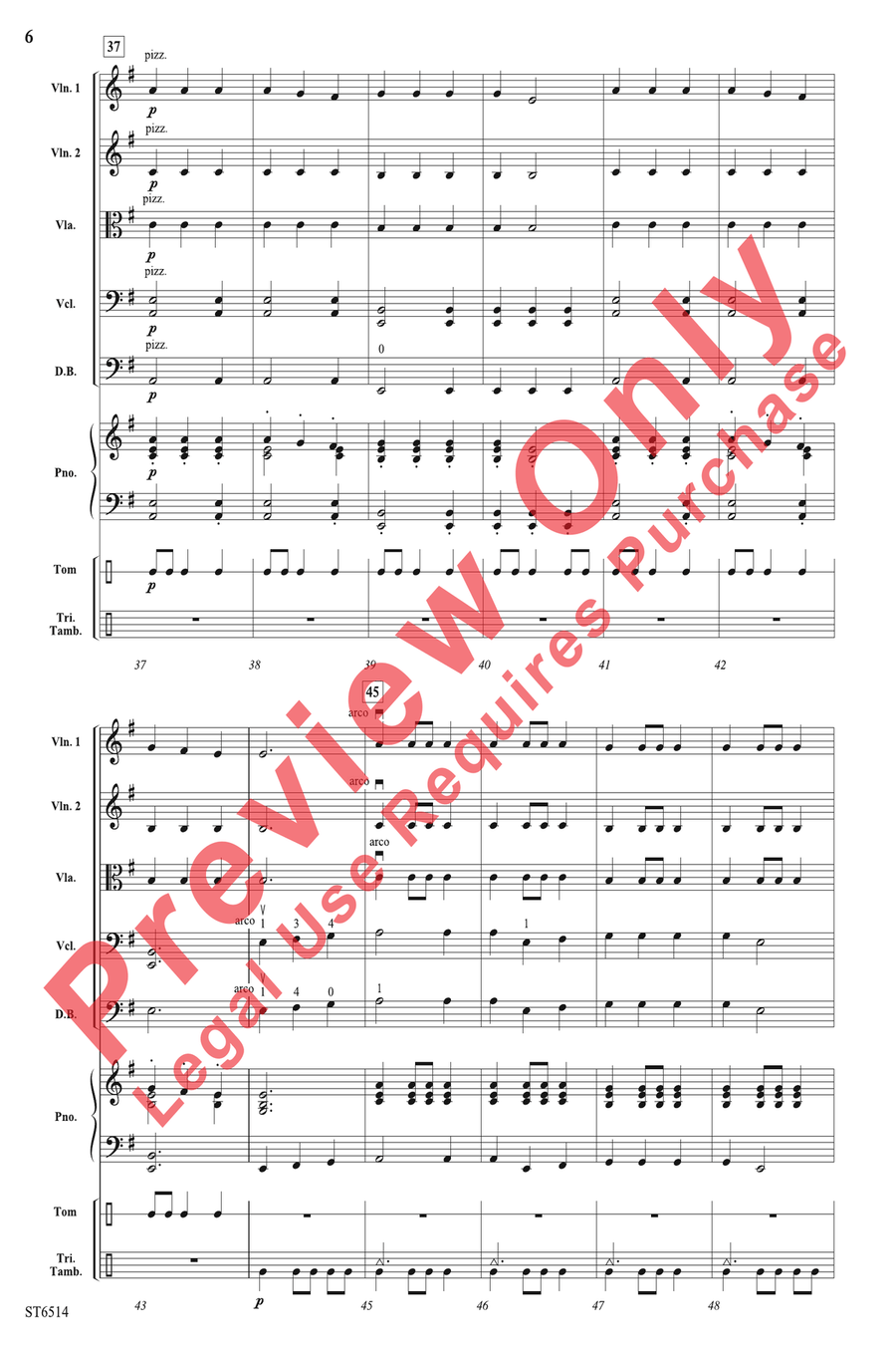 Celtic Sunrise Celtic Sunrise String Orchestra scores gallery preview page 6