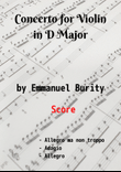 Concerto for Violin in D Major by Emmanuel Burity (1969- )