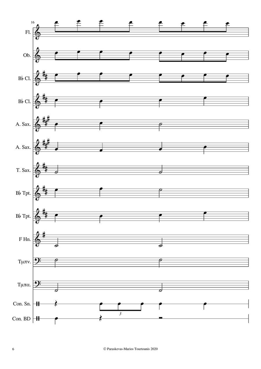 COMPOSITION FOR ANTHONY PLOG Concert Band scores gallery preview page 6