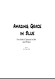 Amazing Grace in Blue for Clarinet in Bb and Piano